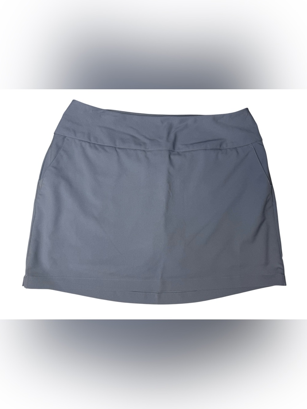 Adidas Gray Performance Skort Tennis Pickleball Golf Athleisure NWT Large - Picture 2 of 10